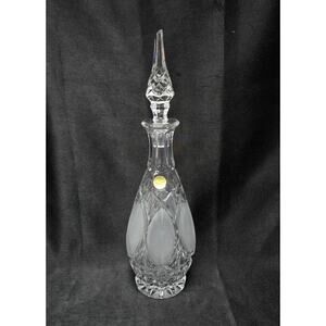 Vintage Princess House 24% Lead Crystal Liquor Decanter & Stopper W. Germany